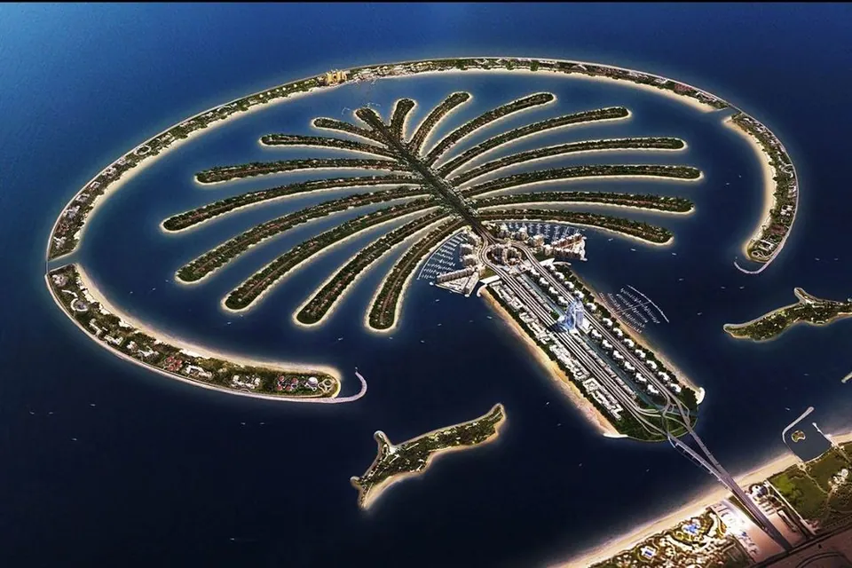 Crescent, Crown, Trunk Infrastructure Development at Palm Jumeirah Island
