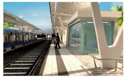 At Grade LTR Station