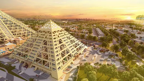 Saam Vega Small Pyramid in Falconcity of Wonder